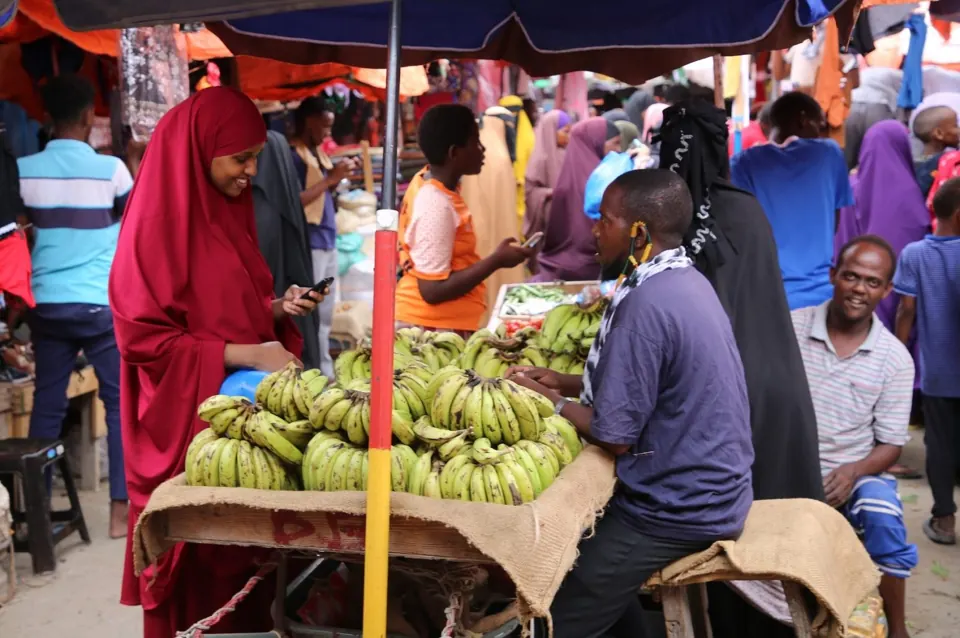Marketplace in Mogadishu